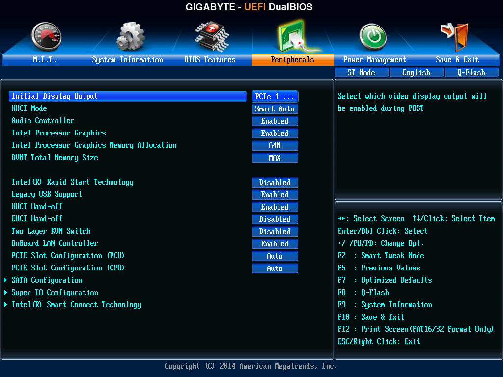 BIOS - GIGABYTE Z97X-SOC Force Review